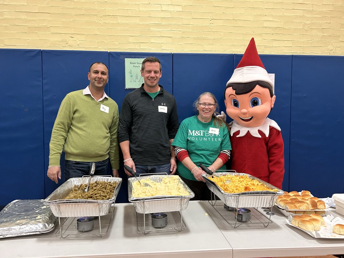 Volunteers from <a href="/MandT_Bank/">M&T Bank</a> play a vital role in supporting our communities and making a positive impact on the lives of others. Lu Kull, a volunteer for BPN for over 5 years states:” I enjoy volunteering because of the students, parents, community, and faculty."