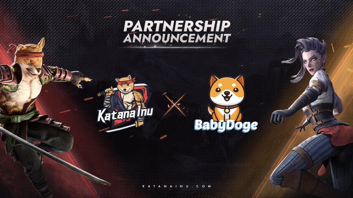 We are thrilled to announce our new partnership and joining forces with <a href="/BabyDogeCoin/">Baby Doge</a>  !🥳

Now, get ready to take part in BabyDogeSwap farming pool from #BabyDogeswap! 🎉

Here: bit.ly/babydoge_kata ✅
Swap: babydogeswap.com/swap ✅

More exciting news coming ahead🤫🕹️
