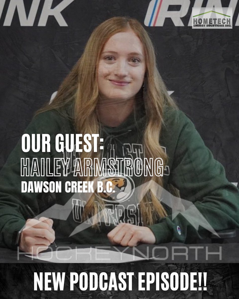 croomskie's tweet photo. This week was action packed! 💯

Cougars playoff discussion with @PGCougars, Will Peters ✅

Interview with Dawson Creek product Hailey Armstrong ✅

Available now on Spotify and YouTube! 🎧

#HockeyNorth #GrowTheGame 
@hockeynorthbc https://t.co/JFgCxkIpSs
