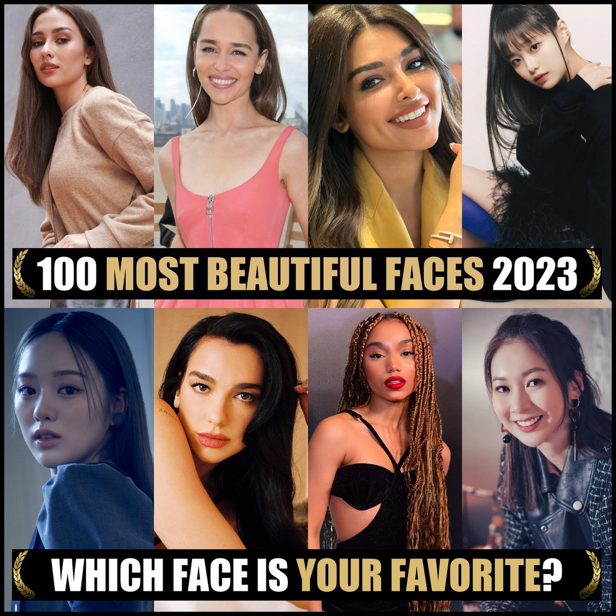 TC Candler on Twitter "Nominations for The 100 Most Beautiful Faces of