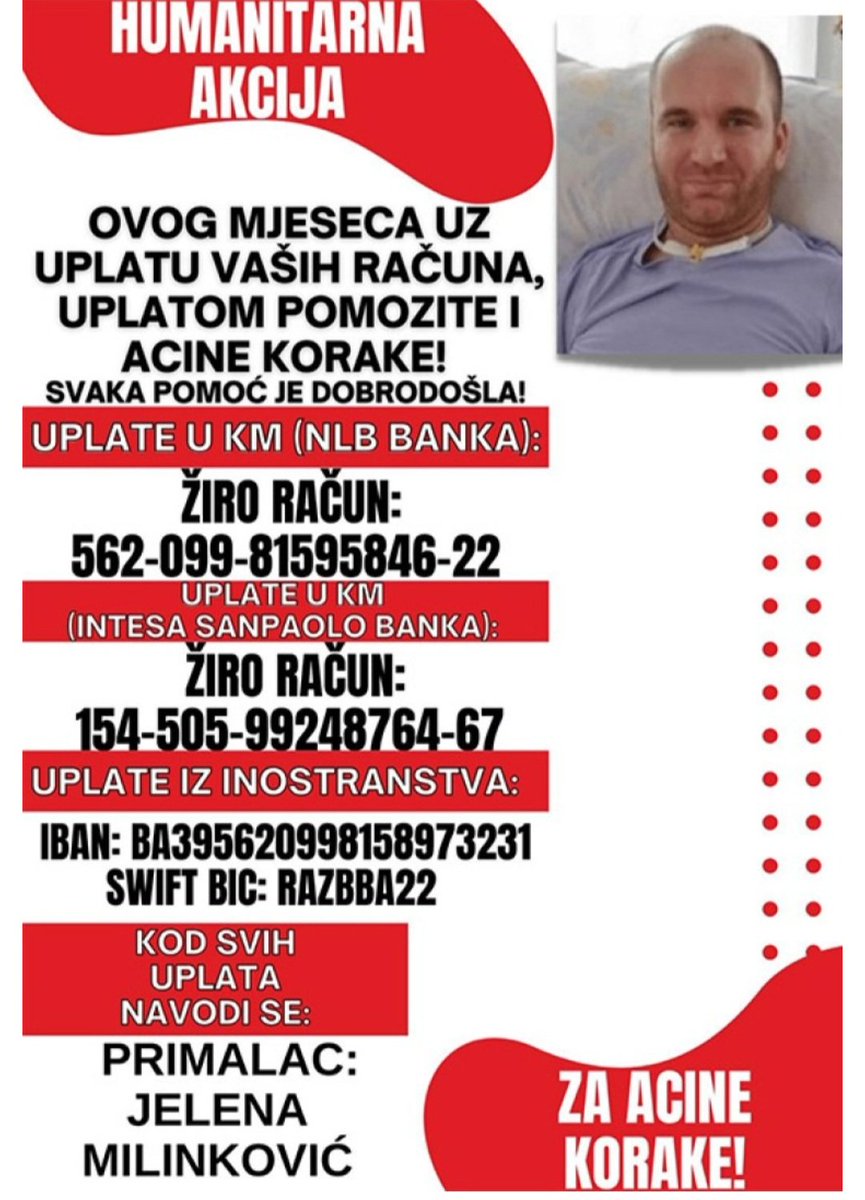 Jovanakrunicc's tweet photo. Ponosna na kuma i momke. ❤️💙🤍 #zaacinekorake uključimo se svi i pomozimo koliko možemo. 💪 https://t.co/aN8Q1wts26