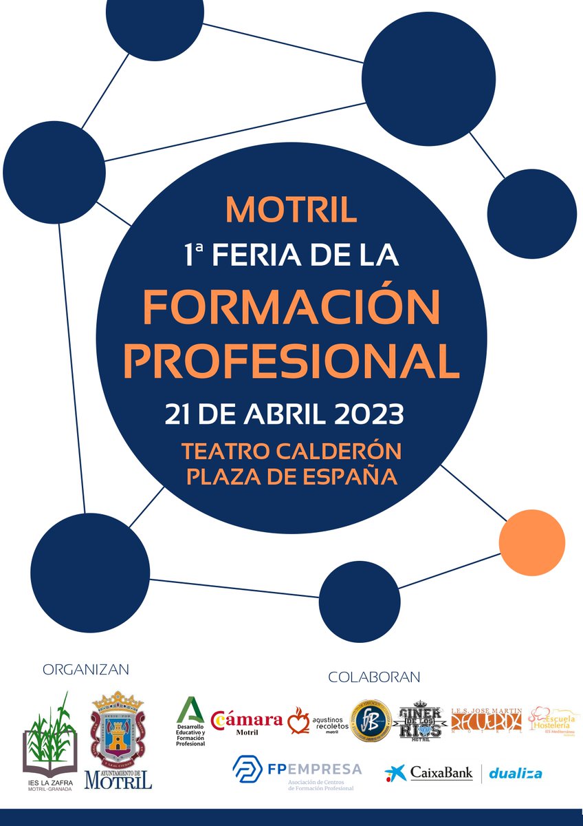 MotrilCamara's tweet photo. ⭐La @MotrilCamara celebrará una jornada de #FPDUAL en Empresas en el marco de la I Feria de Formación Profesional de #Motril
En ella participarán empresas como Japemasa Renault, #ArtSystem, Cooperativa La Palma o #Preving https://t.co/T31ya5BqtD