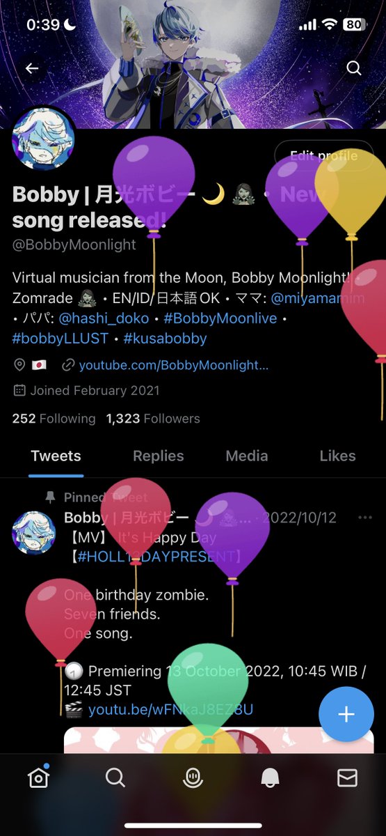 BobbyMoonlight's tweet photo. ๐ฅณ๐ฅณ๐๐
Itโs my birthday and debut anniversary! #BobbyInApril https://t.co/3mD04t4lUD