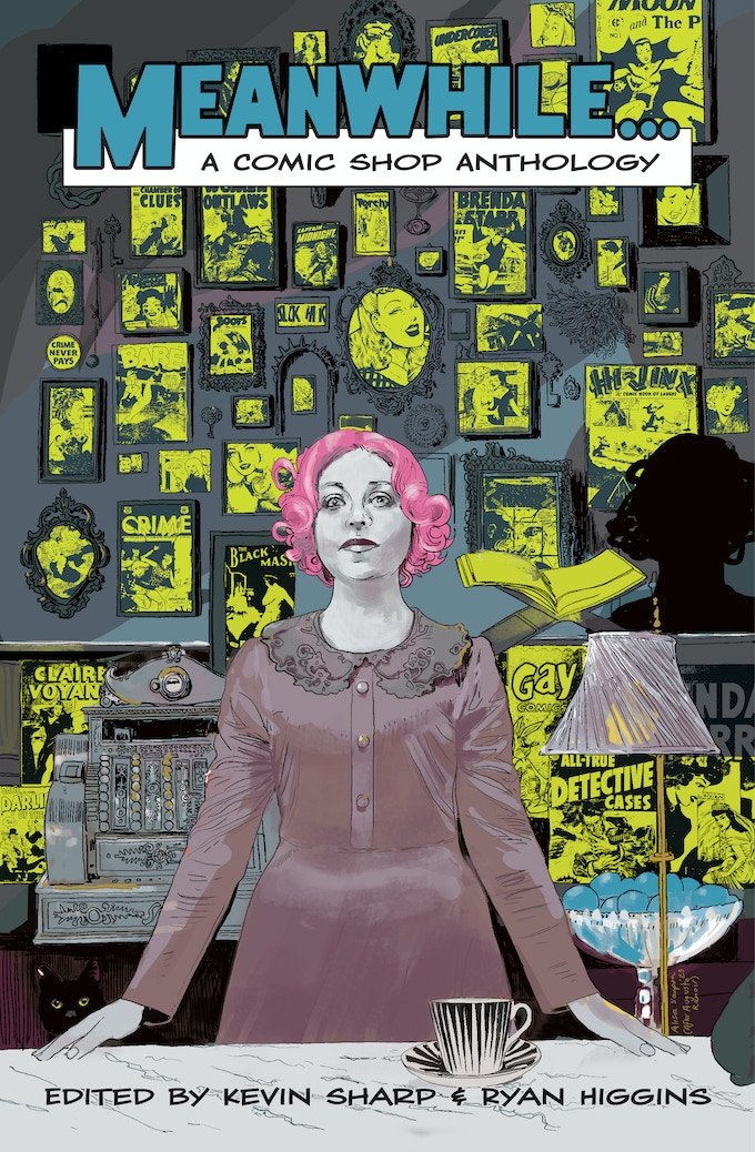 KickstarterRead's tweet photo. Meanwhile... A Comic Shop Anthology features covers by @itsveronicafish and @alis_samp, and stories by the likes of @lianakangas, @ARIELAkris, @SooDLee, @m_llovet, @Williamson_Josh, @justin_grosjean and more.

#JustLaunched on #KickstarterReads:
https://t.co/V9dueP2K6K https://t.co/mtXzdpbObb