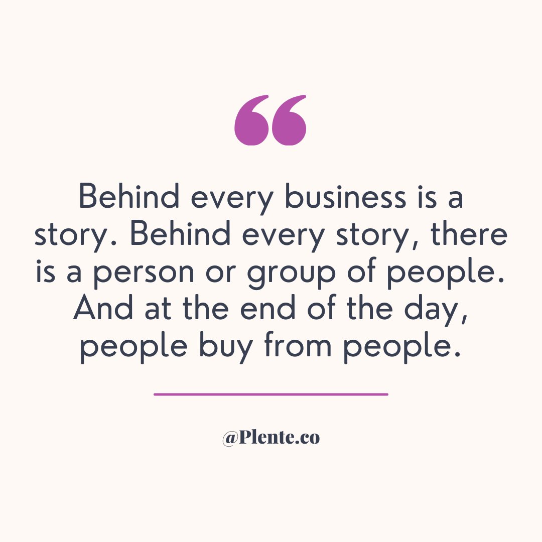PlenteAgency's tweet photo. Are you telling your product or brand story powerfully enough to move the people you're selling to? Share your favorite brand story in the comments! https://t.co/a1ur9mJGv7
