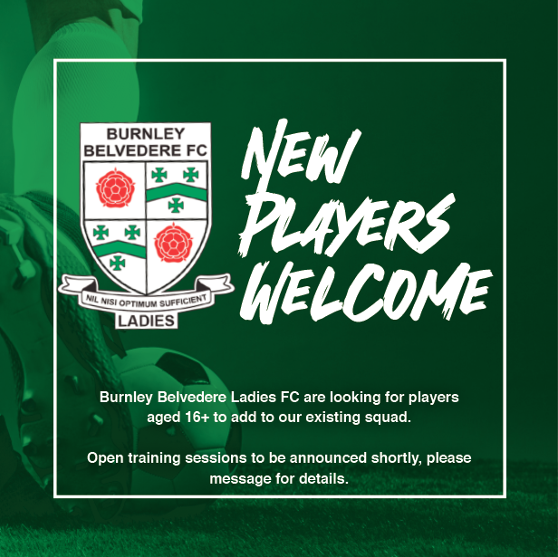 BelvoLadiesFC's tweet photo. We're recruiting new players.
Open training sessions are to be announced shortly, please message for further info or to register your interest. https://t.co/mOFPY1kJ0l