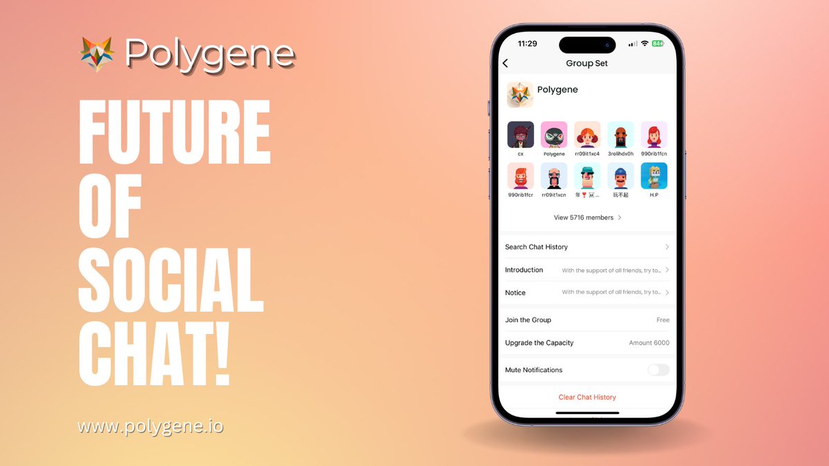 Discover the future of social media with #Polygene!
 
Our platform seamlessly combines next-gen chat features, NFT integration, and green initiatives to revolutionize the way we connect. <a href="/telegram/">Telegram Messenger</a> 

Get ready to join the movement! 🌐🚀 
#SocialMedia #NFTs #Chat2Earn #SocialFi
