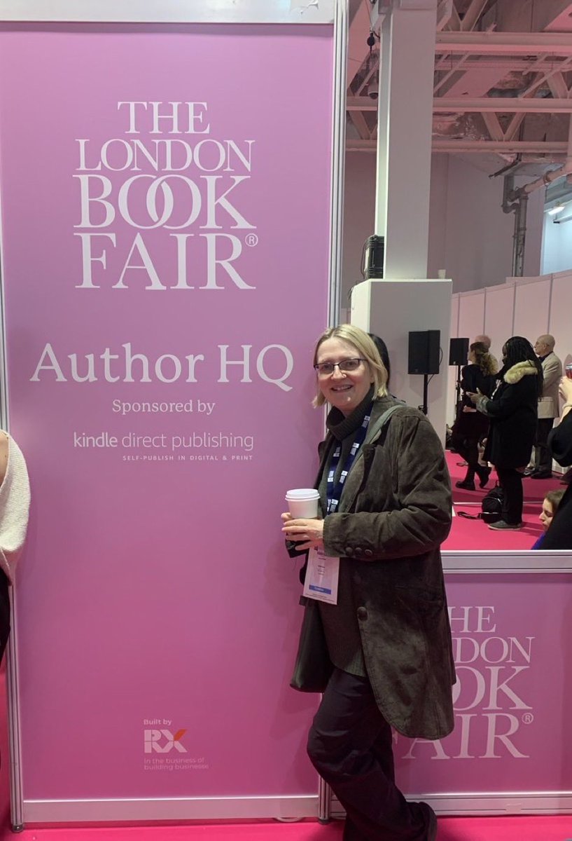 What a fabulous day at ⁦@LondonBookFair⁩ 😅 Viper’s stand looks super cool 😎 Thanks to all who came to the How I Write talk 🙏 panel mates #JunoDawson ⁦@drjuliesmith⁩ & chair ⁦@LucyMcCarraher⁩ and big shout to ⁦⁦⁦@midascampaigns⁩ for organising 🤩