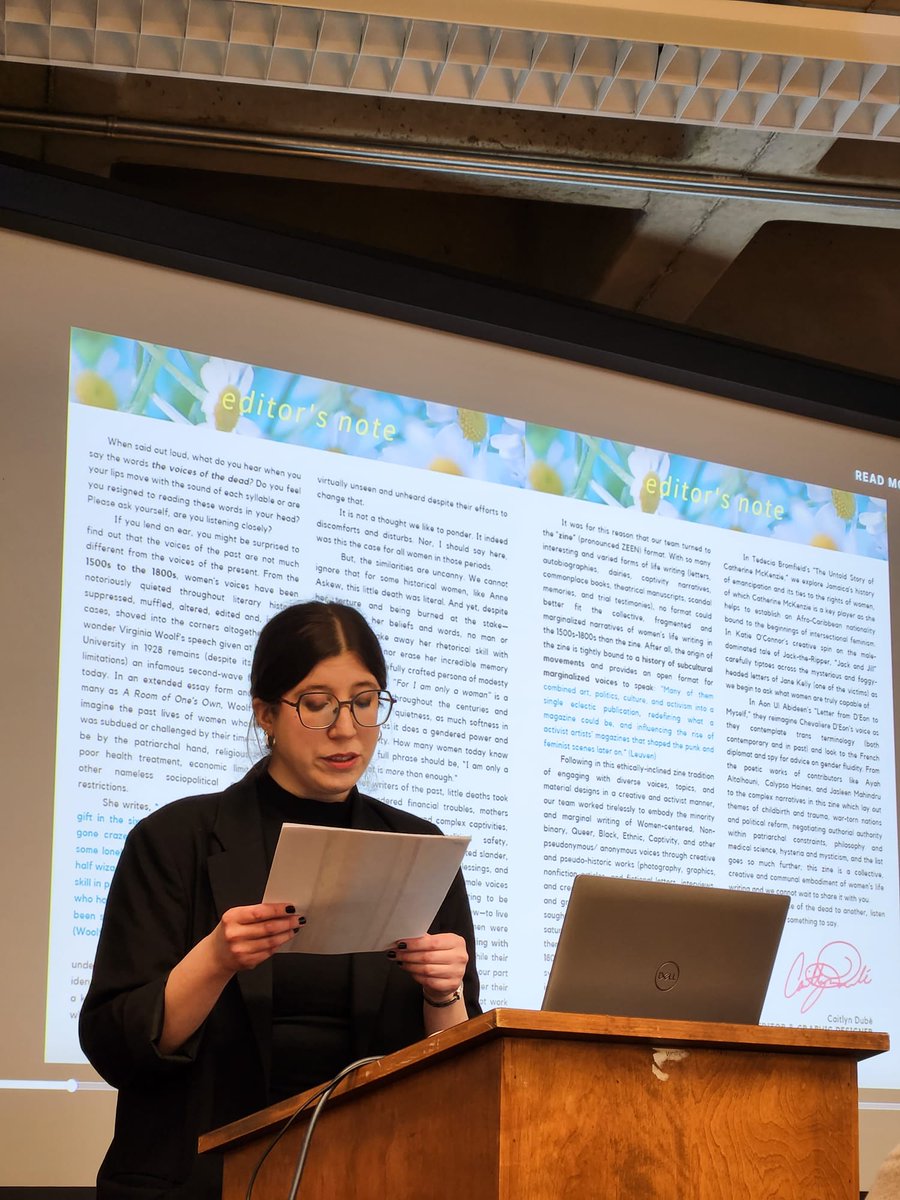 votdproject's tweet photo. We'd like to give a special thanks to our panelists, Dr. Katherine Binhammer, Dr. Joycelyn Moody, and Dr. Julie Rak for lending their expertise to our event, as well as to our sponsor APIRG, who provided the funding that made it all happen.

On behalf of the team, thank you!🙏 https://t.co/C8evfUwZYg