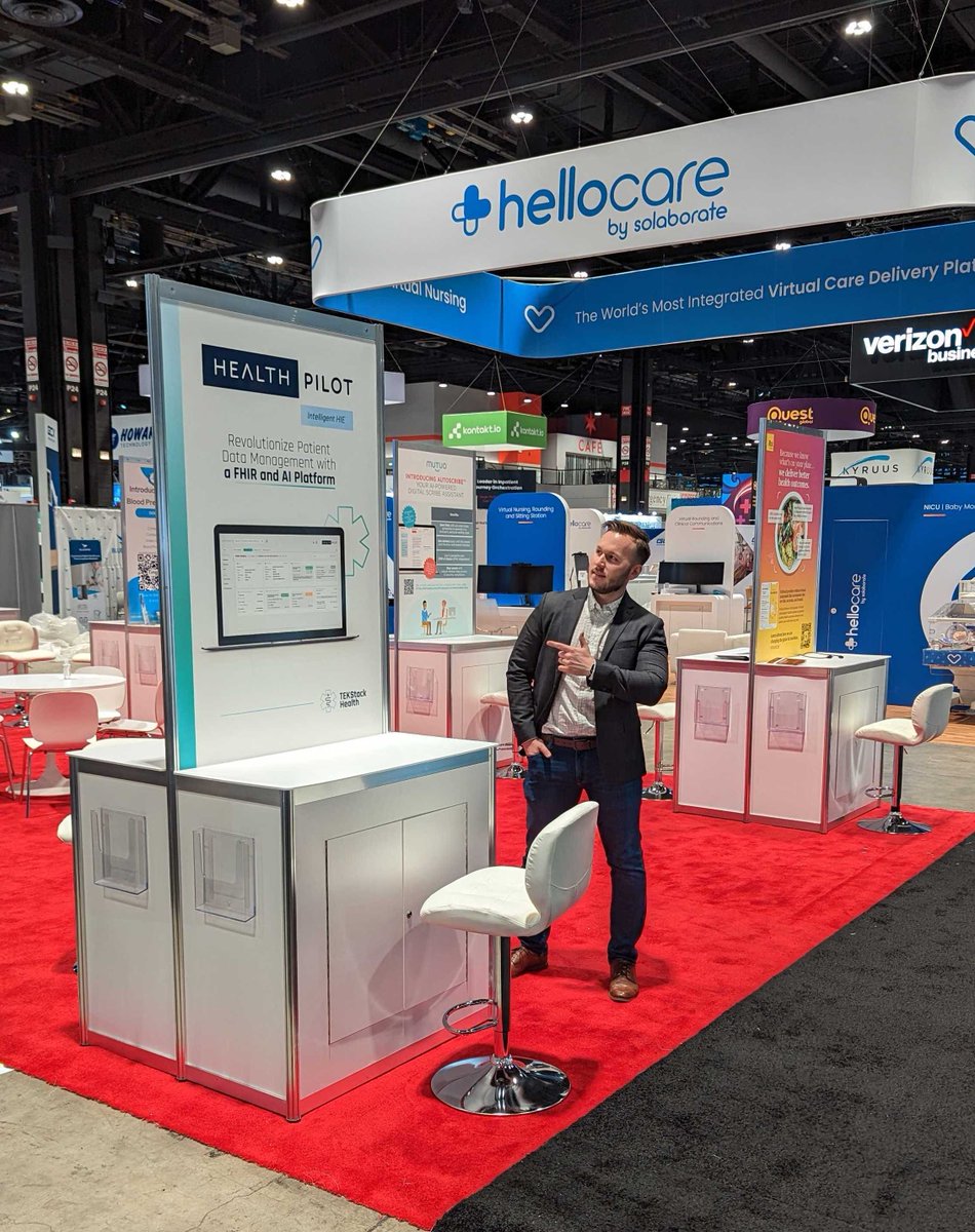 TEKStackHealth's tweet photo. Come by booth #4041, where we’ll be happy to chat with you! @HIMSS #HIMSS2023 #himss #chicago https://t.co/09uTCBcKHE