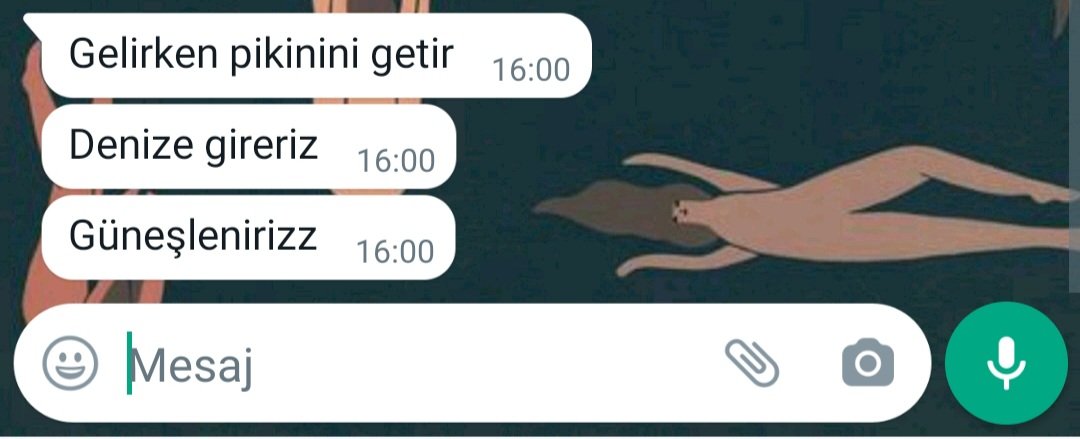 pelinsuzybk's tweet photo. Yazı başlatan o mesaj 🧜‍♀️ https://t.co/YHVPCWx6w3