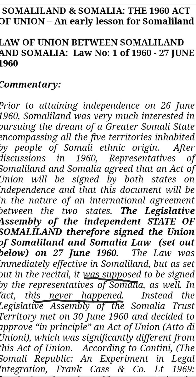 ismansaed's tweet photo. @MohamoudGaildon @HassanSMohamud Can you really deny that Somaliland joined voluntarily with Somalia in 1960? President Hassan's policy of an inclusive Somaliland would be a major breakthrough in Somaliland-Somalia talks, which will end all clan based and fabricated new border claims within Somaliland territory. https://t.co/XAg8yIpKiJ