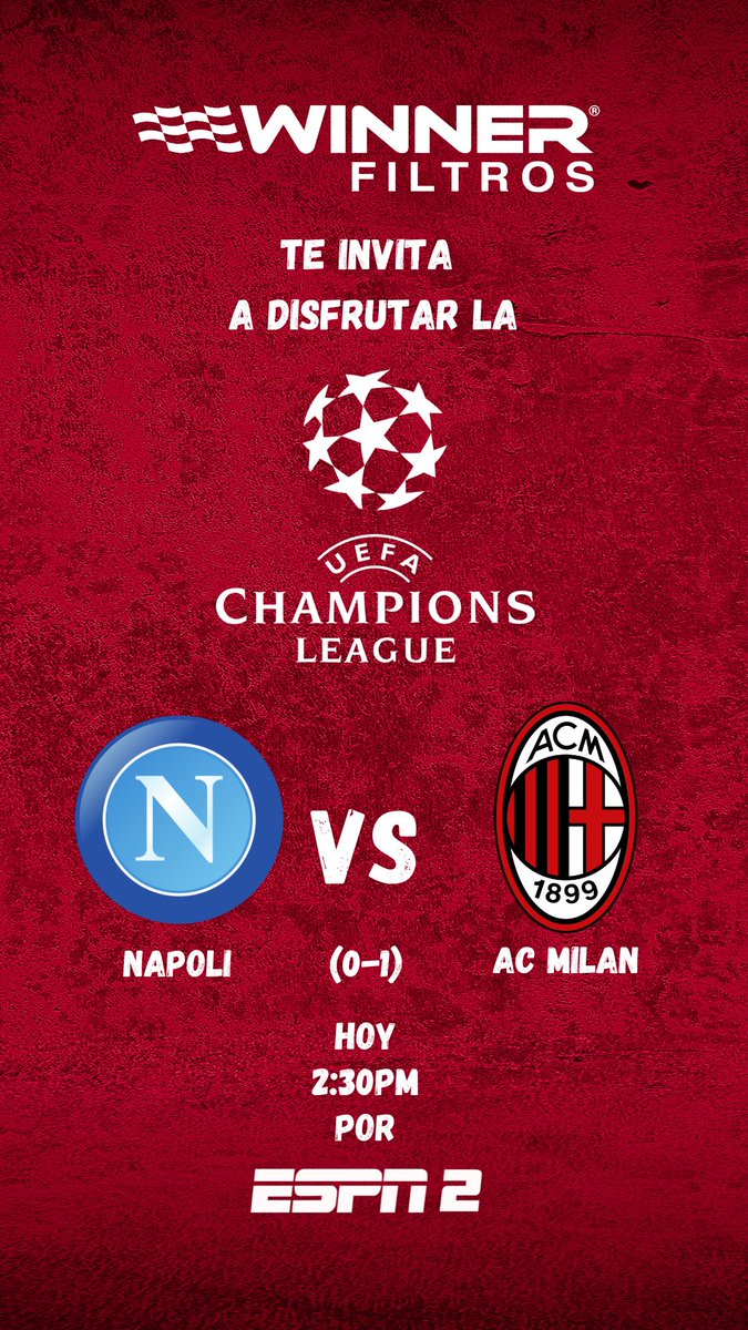 Winner_filtros's tweet photo. ¿Cuáles equipos creen que pasarán a semifinales el día de hoy?

#CHAMPIONSxESPN #FiltrosWinner #CuartosDeFinal https://t.co/f93Jl6gLrt