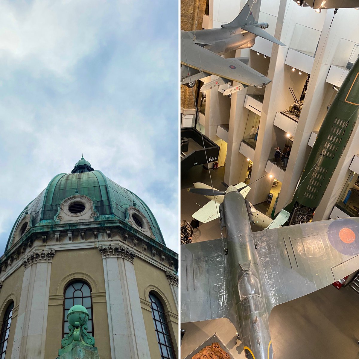 Up and down at <a href="/I_W_M/">Imperial War Museums</a> London 🏛️