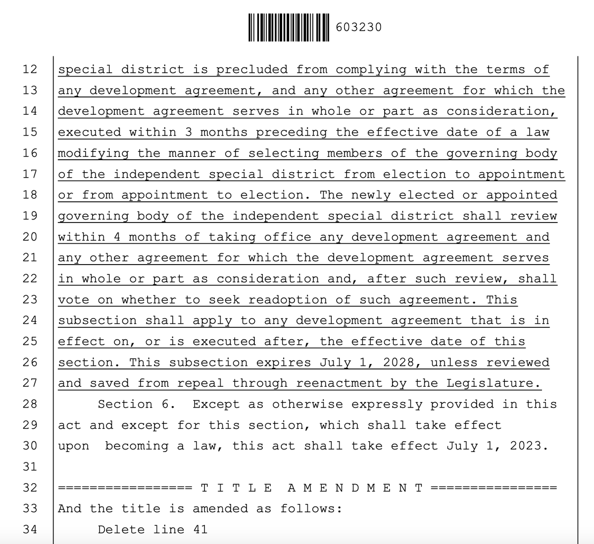 AnnaForFlorida's tweet photo. Reedy Creek/Disney amendment has dropped on SB1604. This immediately seems like it's going to run into Constitutional problems with impairing contracts. 

LINK: https://t.co/e7bBtdLC2u https://t.co/BXNxB0cAow