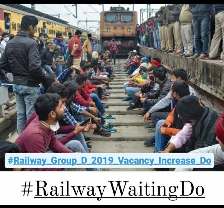 #railway_level1_waiting_do 
#RailwayNewVacancyDo 
@AshwiniVaishnaw 
@narendramodi 
@AmitShah 
@ClassesMd 
@RahulGandhi 
#force vs power
@RailMinIndia