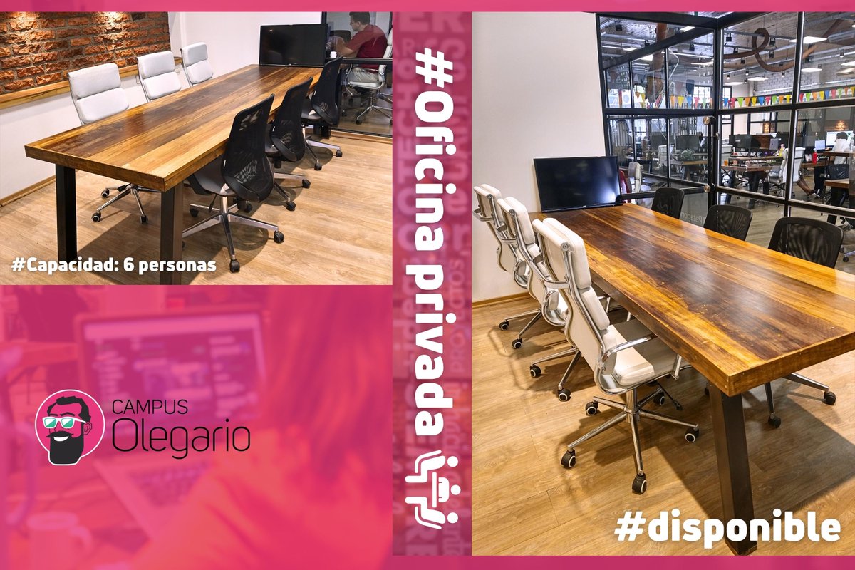 ¡Bienvenidos a Campus Olegario! Si estás buscando un espacio de trabajo para tu empresa o emprendimiento, en nuestras instalaciones tenemos todo lo que necesitás.
Más info en nuestro perfil! 
#DondePasanCosas #Coworking #OficinaPrivada #EspacioDeTrabajo #Emprendimiento #Negocios
