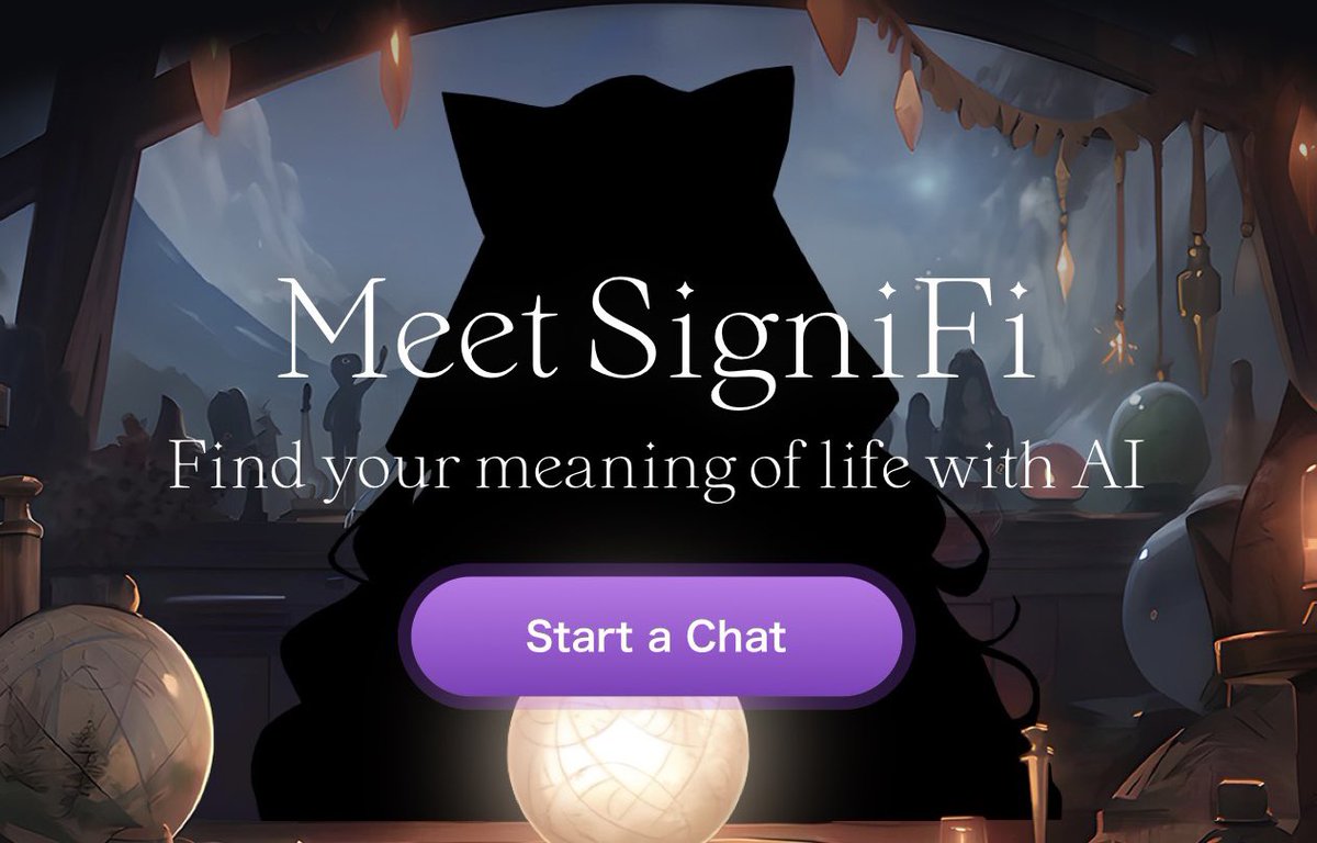 YororaOfficial's tweet photo. 🔮SigniFi🔮
Your AI Cyber Tarot Reader
About to launch within 3 days, stay tuned!

Join OG group to reserve latest news
try it out👉https://t.co/ecnTBnNyzz

#product #ai #tarot #astrologer #divination https://t.co/Pd2OFrIt2I