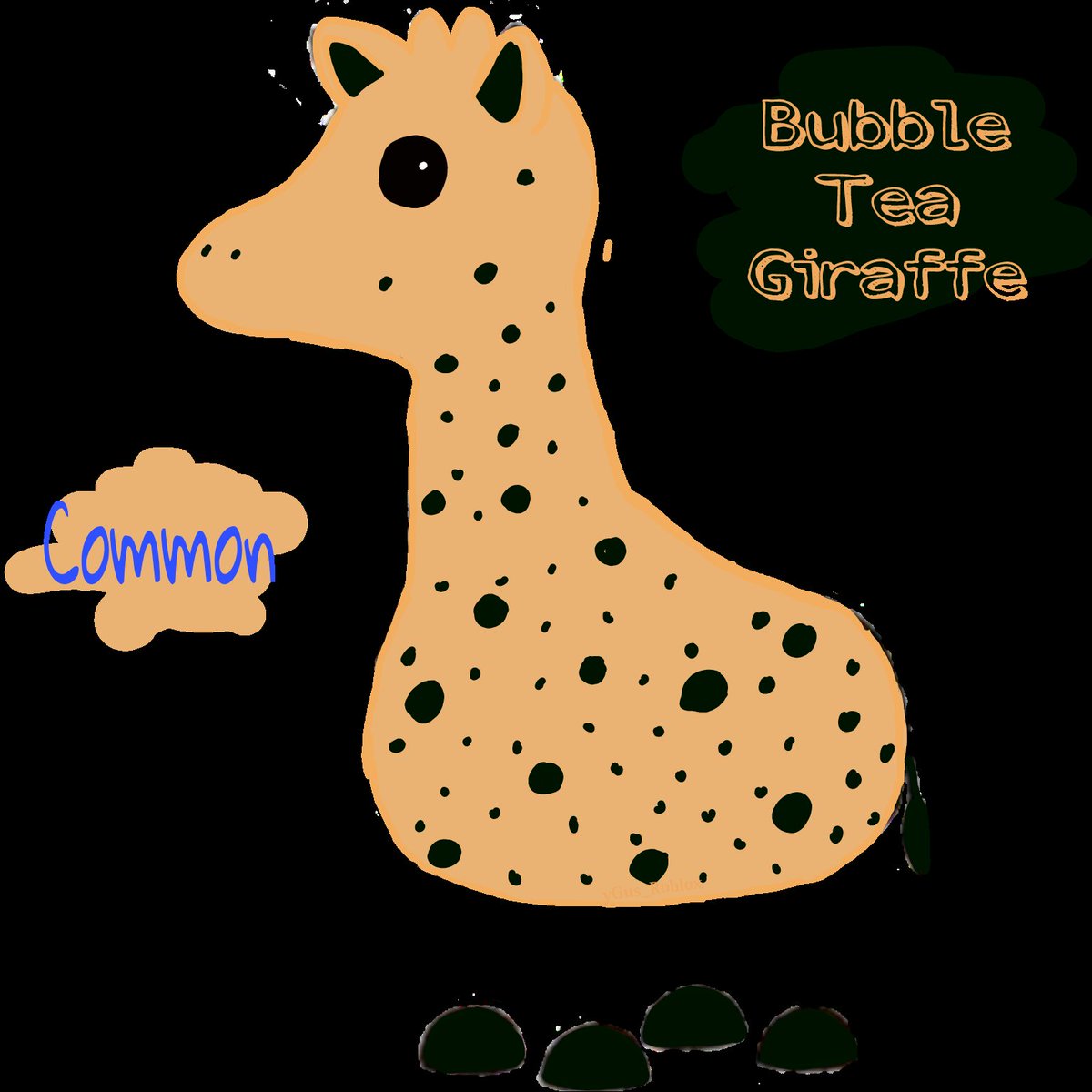 yGus_Roblox's tweet photo. Bubble tea Giraffe🧋🖤 @PlayAdoptMe https://t.co/LPkCixIyzv