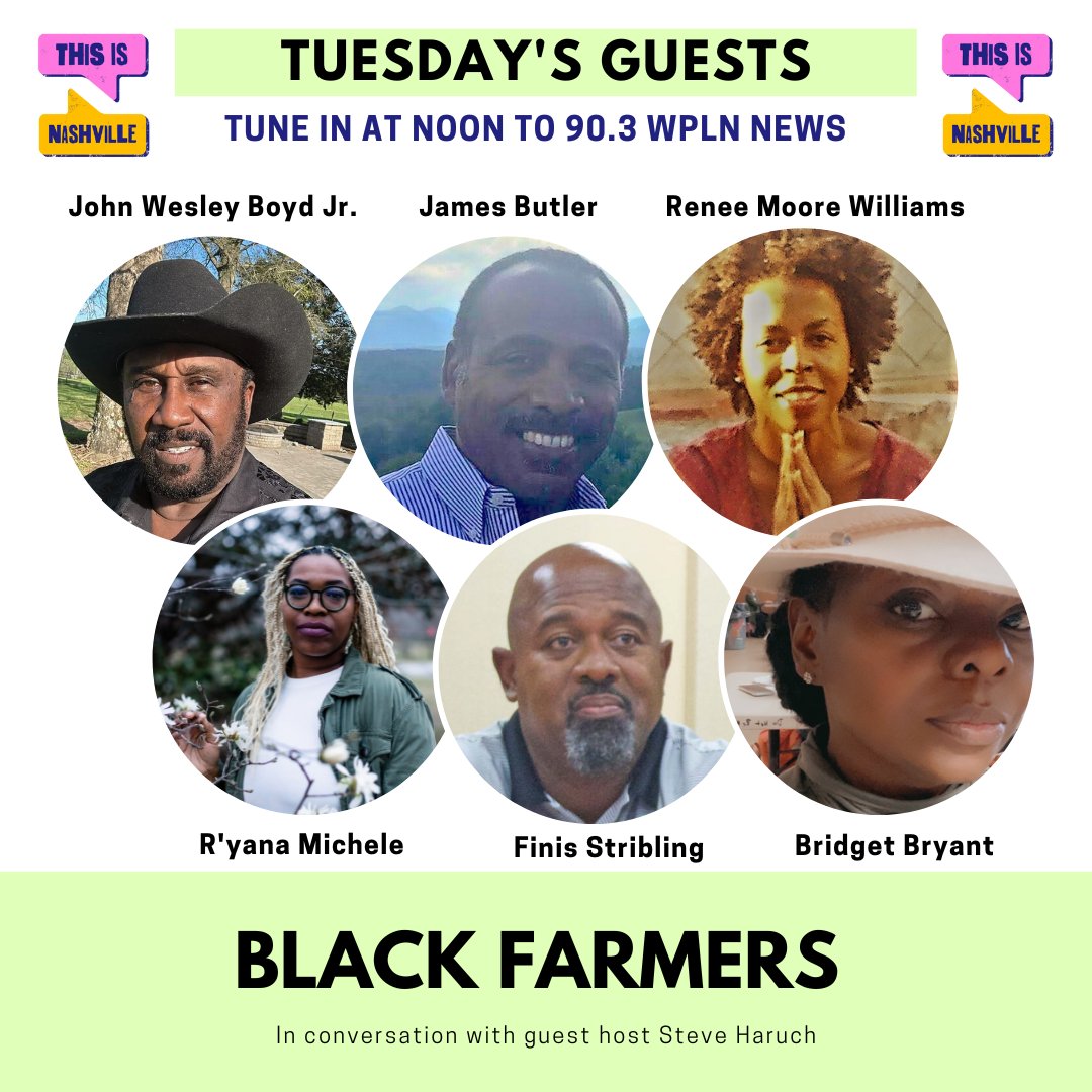 The number of Black farmers has declined by 90% over the past century in the U.S.

Today, we're talking to Black farmers in and outside of Tennessee about the challenges they face in the agricultural industry and their hopes for the future.