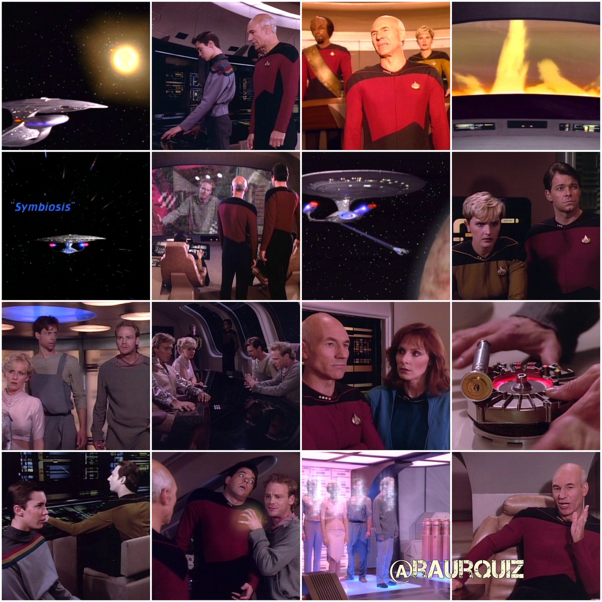 raurquiz's tweet photo. #otd #startrek #thenextgeneration #Symbiosis #picard #riker #troi #data #laforge #tashayar #worf #drcrusher #wesleycrusher #sobi #tjon #romas #langor #startrek56 @TrekMovie @TrekCore @StarTrek @StarTrekOnPPlus @SirPatStew @TheDeniseCrosby https://t.co/6QzWWxo3G6