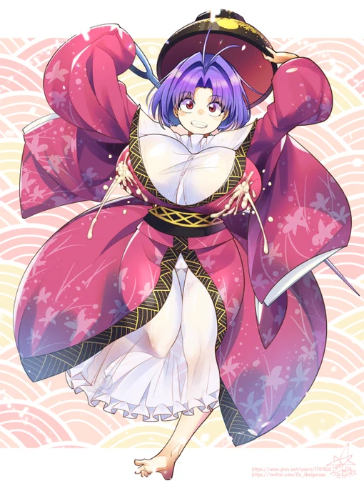針妙丸ちゃんです。バスト三尺一寸法師吹乳差分です。差分他にもあります。■pixivFANBOX■■Patreon■ 