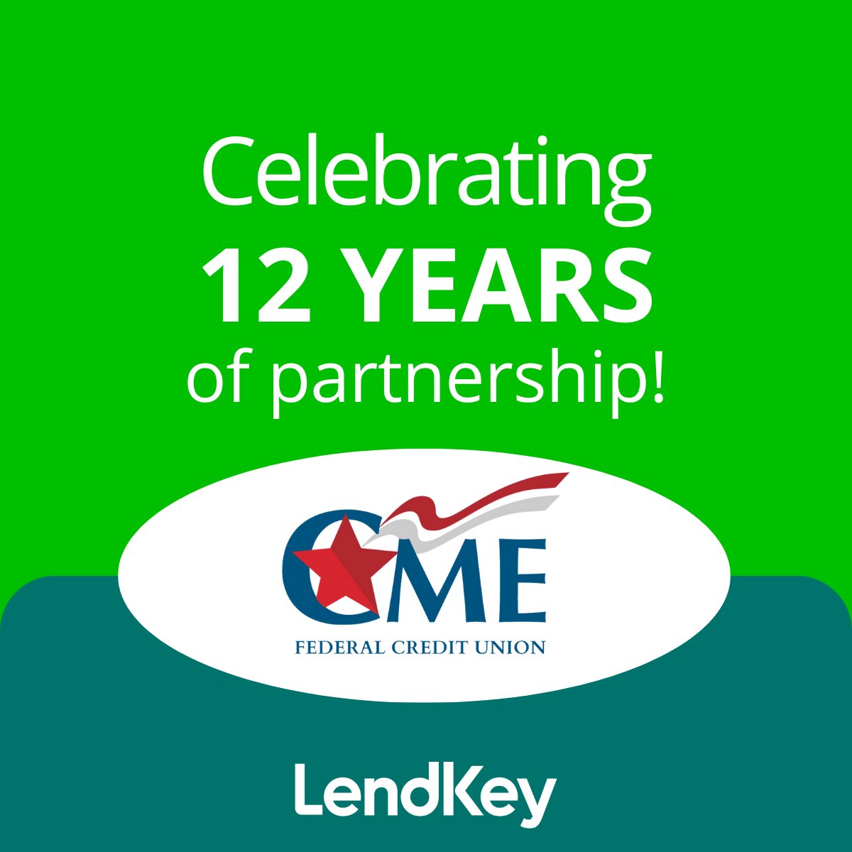 This month, we are thrilled to celebrate 12 years of partnership with <a href="/CMEFCU/">CME FCU</a>.

Over the years, they have grown their partnership with us and now participate in our private student loan and student loan refinance programs.

We look forward to more years of partnership!