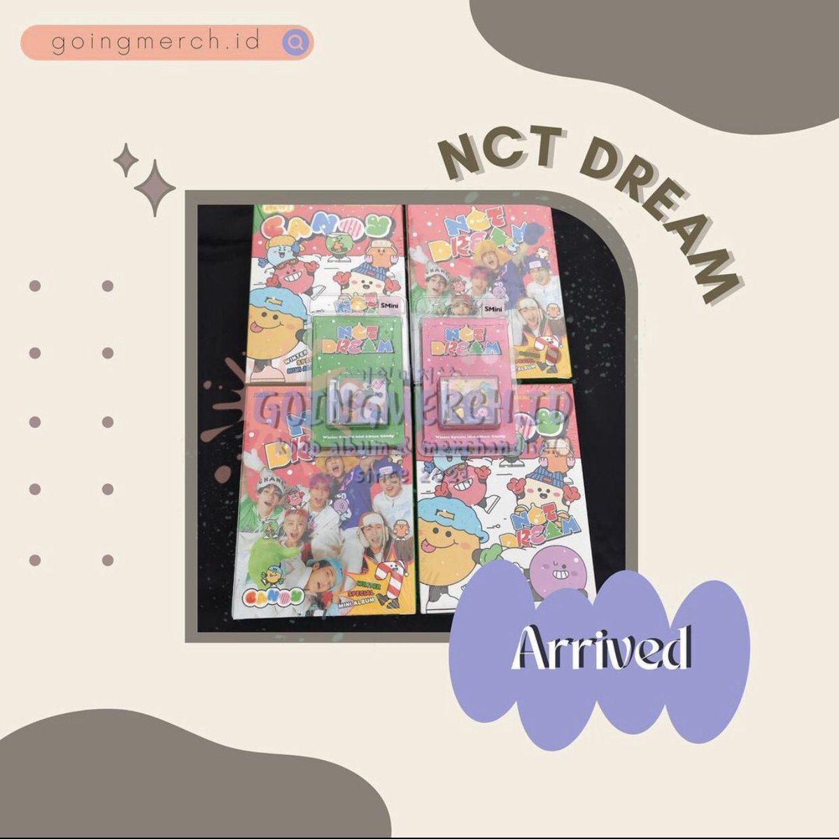 goingmerchid's tweet photo. Arrived 05.03.2023 
✨NCT Dream Winter Special Mini Album “Candy” (Candy &amp; Smini Ver)✨ https://t.co/bunRhJn4H8