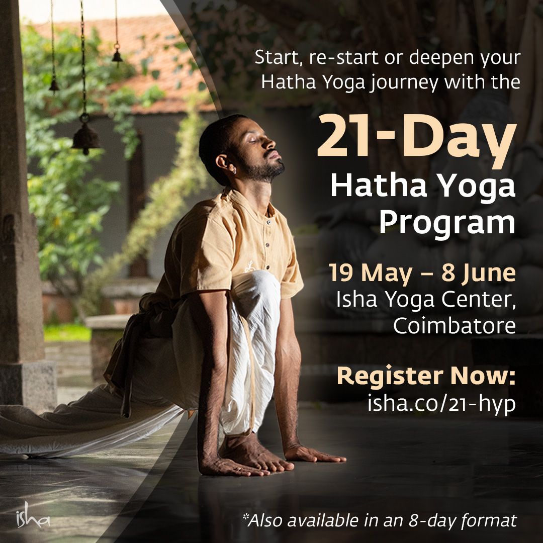 Suitable for #beginners and advanced practitioners, the 21-day #HathaYoga Program is an opportunity to learn or refresh powerful Hatha #Yoga practices under the guidance of highly trained teachers.
The program includes learning 6 practices:
Upa-Yoga
Surya Kriya
Yogasanas
Bhuta