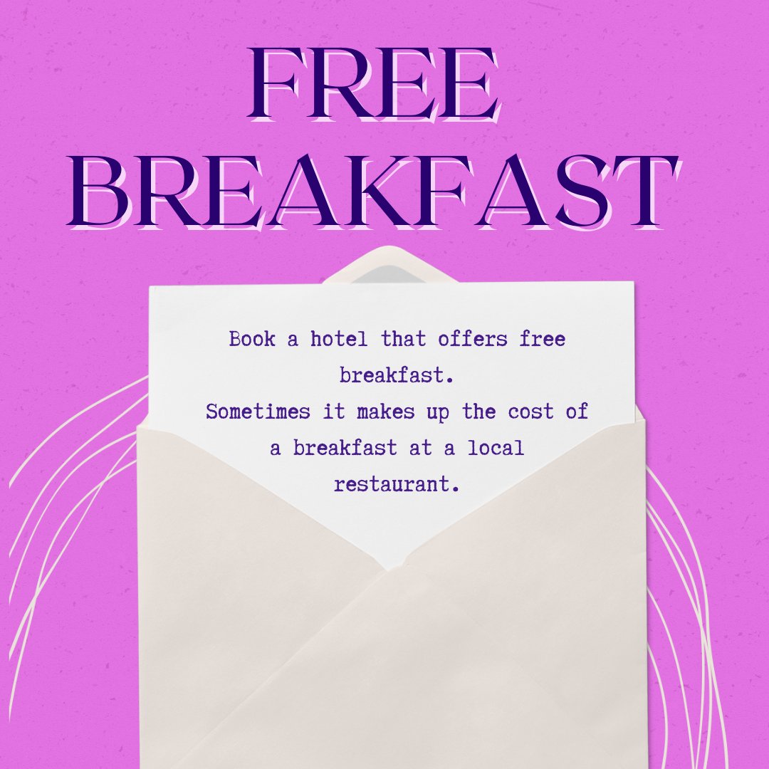 cassiep1972's tweet image. #TravelTipTuesday

Depending on your travel needs having breakfast included can help you save time and money!!!

#ExquisiteTravel #BreakfastIncluded #BudgetFriendly #EconomicalTravel #StartYourDayRight