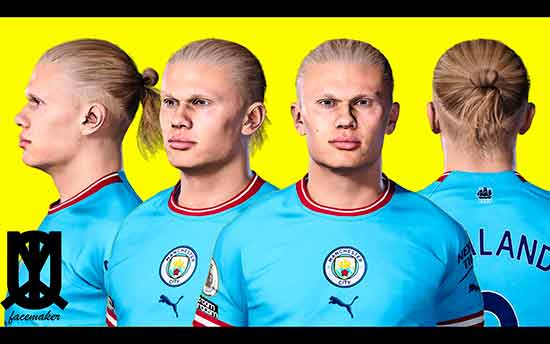 PES-FILES.RU on Twitter: "PES 2021 Erling Haaland Face 2023 by Uqiya