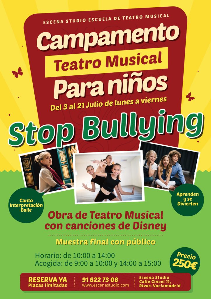 EscenaStudio's tweet photo. Campamento de Teatro Musical para niños verano 2023.
 ¿Tienes ya planes para los niños este verano?

Nosotros te queremos hacer una sugerencia que seguro que te encanta.

Ya tenemos disponible, como todos los años el Campamento de Teatro Musical par https://t.co/KLo6X4nmDM https://t.co/Oi57BunfMt