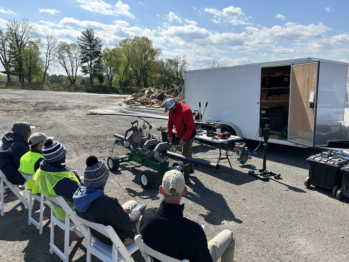 AndrewDooleyGCS's tweet photo. Great learning experience for our #Turf #Team here @UnionLeagueGolf on the latest and greatest of HDPE pipe fusing and @ToroGolf #irrigation.  Thank you to @TurfEquipSupply @golftour11 @GeoffKazee for an excellent day! ⛳️ https://t.co/iqTuTubxUC