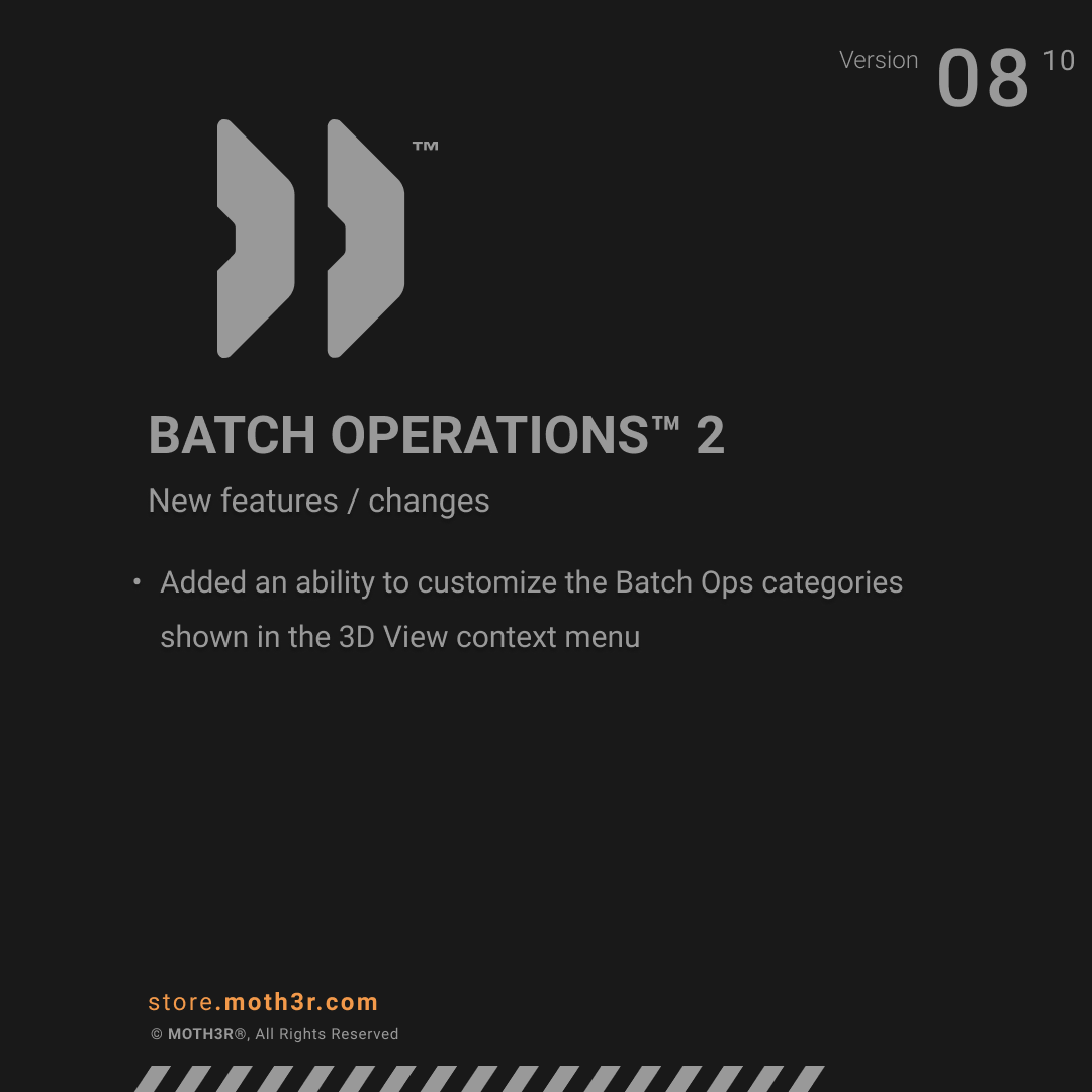 moth3r's tweet photo. BATCH OPERATIONS™ v8.1 - New feature for #b3d #batchops #addon has landed!

https://t.co/JxZaipRMiN https://t.co/9LDTokcD6b