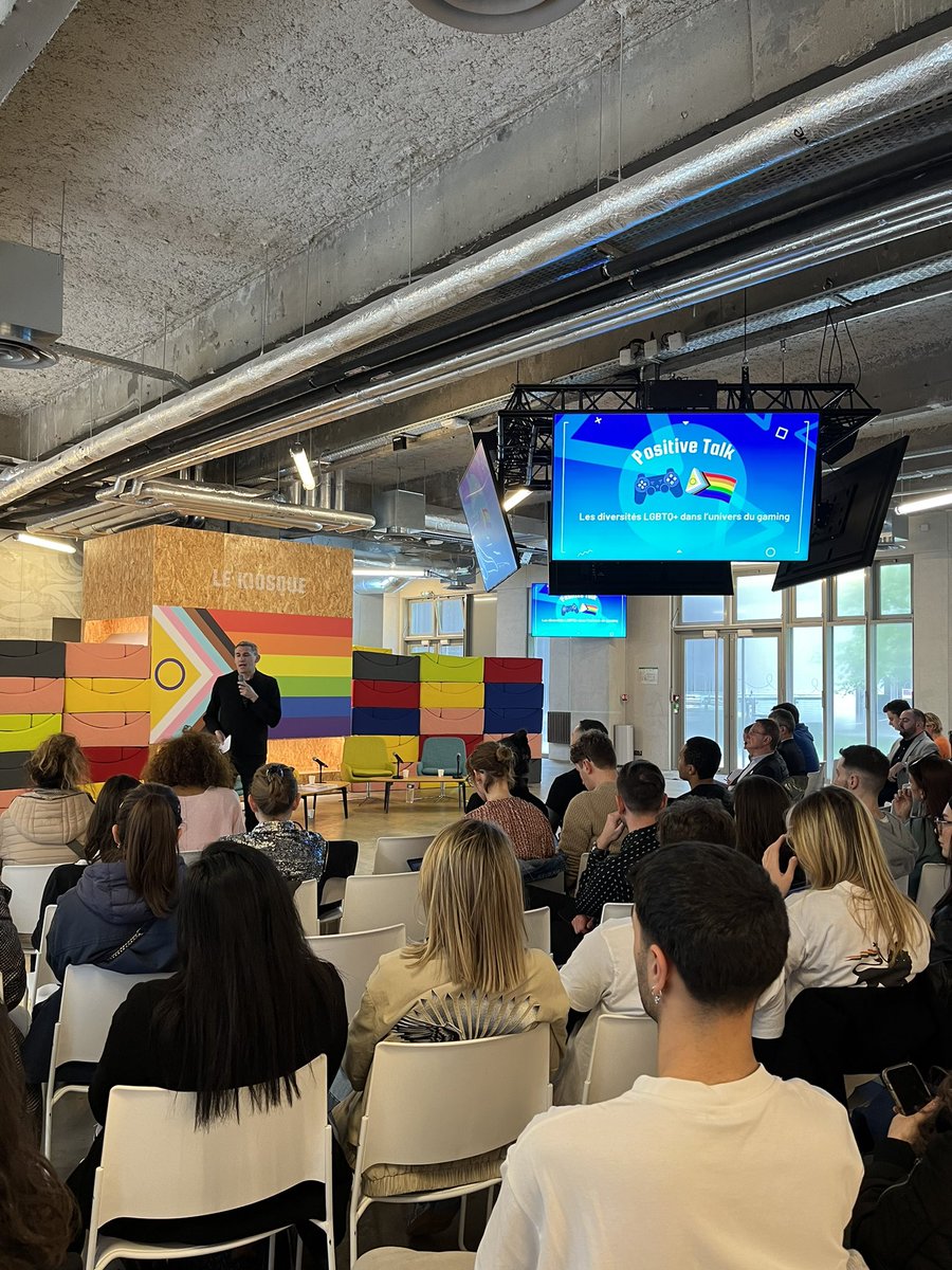 MarcelAgency's tweet photo. « Gaming, quelle représentation des personnes LGBTQ+ ? » 🏳️‍🌈
@fabiengaetan, notre Head of Gaming &amp; Entertainment démarre la Soirée des Très Grandes Fiertés @publicis_france https://t.co/gbT5fy5rbW