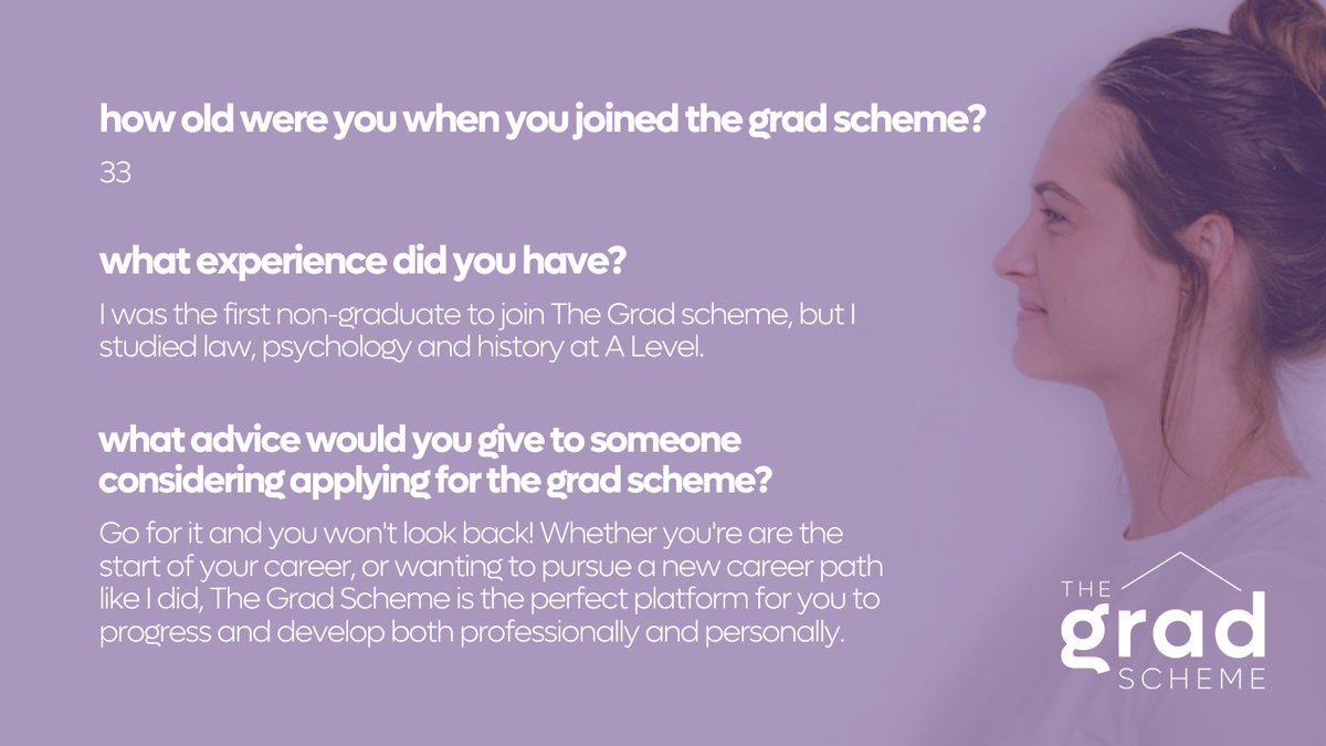 The_Grad_Scheme's tweet photo. We have lots of success stories from our grads about their experience with us. Check out what Jenna had to say. 🥰

Application close on Sunday 23rd April > https://t.co/K1ngzEhoTA

#careersinfinance #financejobs https://t.co/iUIbsHmgqf