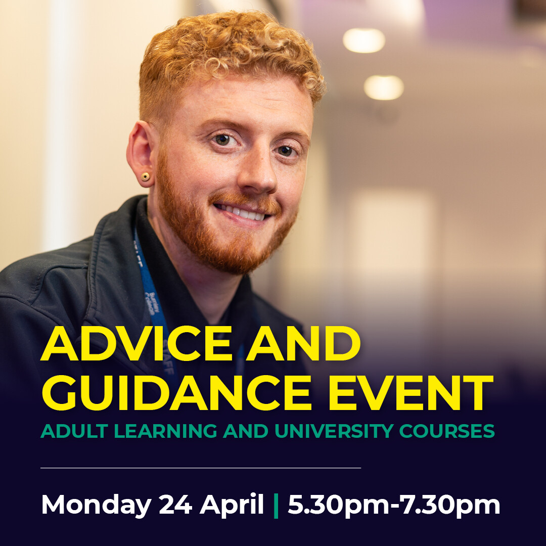 BurnleyUni's tweet photo. Ready to return to learning?
Our regular advice and guidance evenings are the perfect place to start!
Enjoy a friendly chat with our expert Tutors and Lecturers and discover how affordable study is through funding and finance.
https://t.co/hsNkkCIe7q https://t.co/ZAskRKrBDj