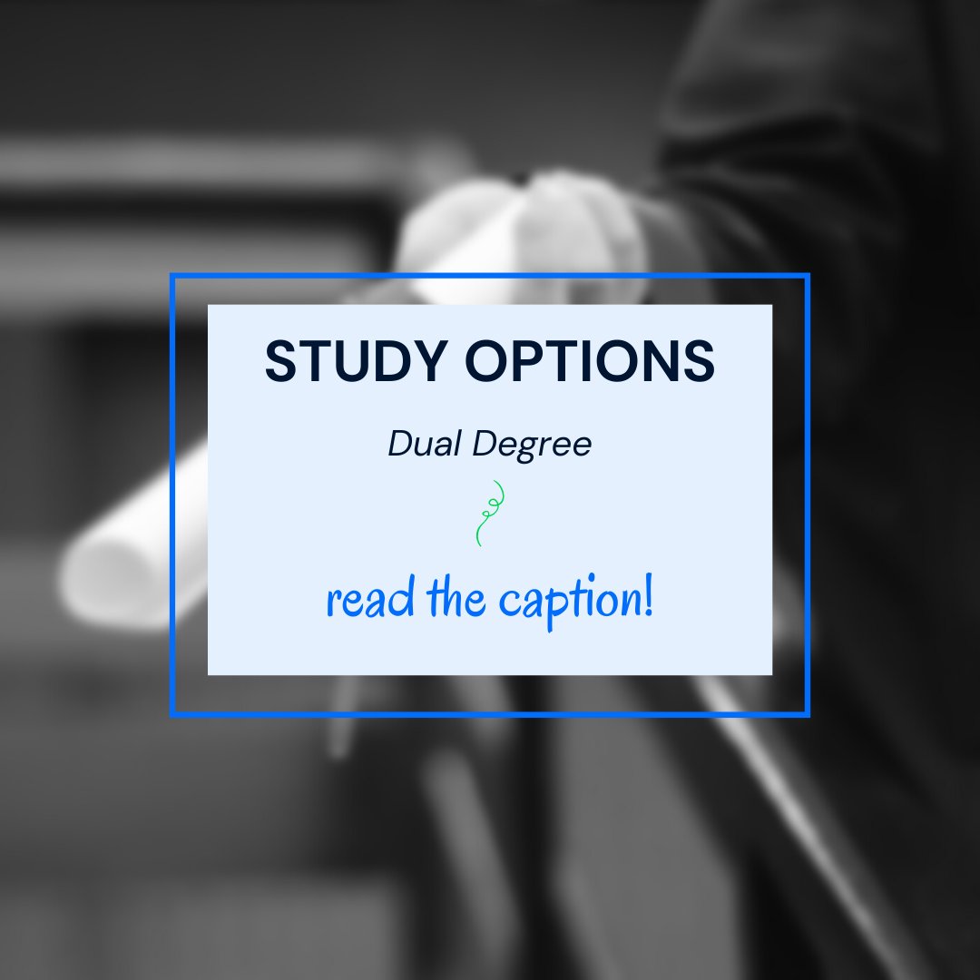 unify_apply's tweet photo. 🎓📄 Dual degrees can be a good option for students wanting to specialize or have more in-depth knowledge in a particular area. 

This can help students boost their careers and unlock job opportunities they’re passionate about. 

📍https://t.co/y6UWxFhUmv https://t.co/0IlRs9qAYy