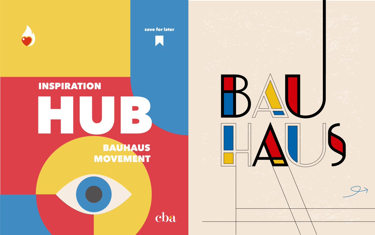 CBADesignAgency's tweet photo. 🔥 #Inspiration x #CBA | Did you know that graphic #design as we know today owes a lot to the #Bauhaus movement? Take a look at its founding principles and tell us your views in the comments ⤵️ https://t.co/Zmz9xYwowx