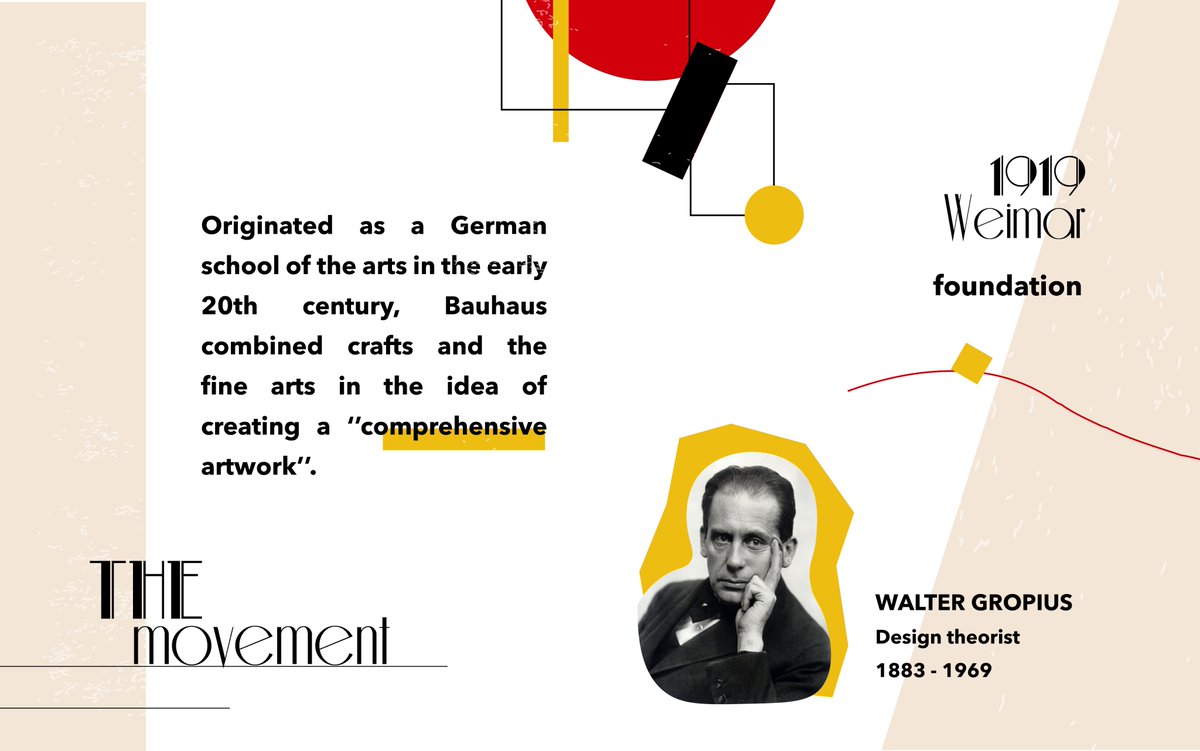 CBADesignAgency's tweet photo. 🔥 #Inspiration x #CBA | Did you know that graphic #design as we know today owes a lot to the #Bauhaus movement? Take a look at its founding principles and tell us your views in the comments ⤵️ https://t.co/Zmz9xYwowx