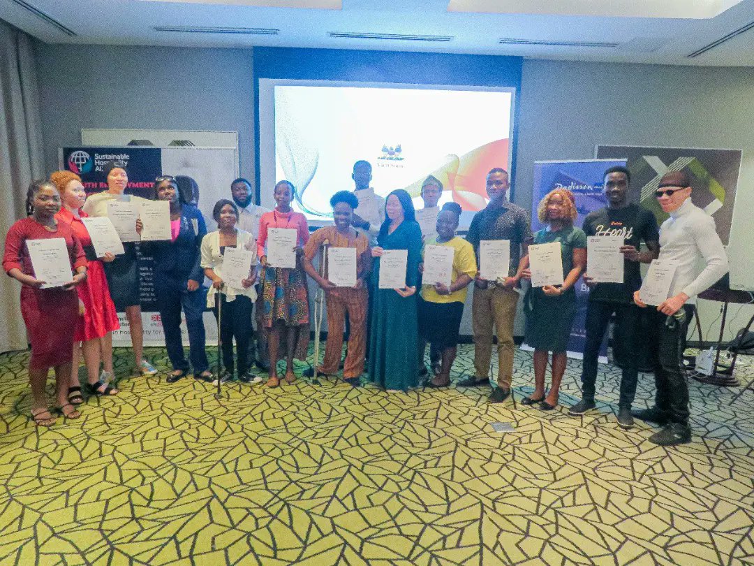Project_Enable's tweet photo. We are glad to have graduated the 3rd cohort of the Youth Employment Program for Persons with Disability. It was exciting to hear about the beautiful experiences of the partners and fellows.
Our fellows are happy and so are we! https://t.co/huPqdWD1Vx