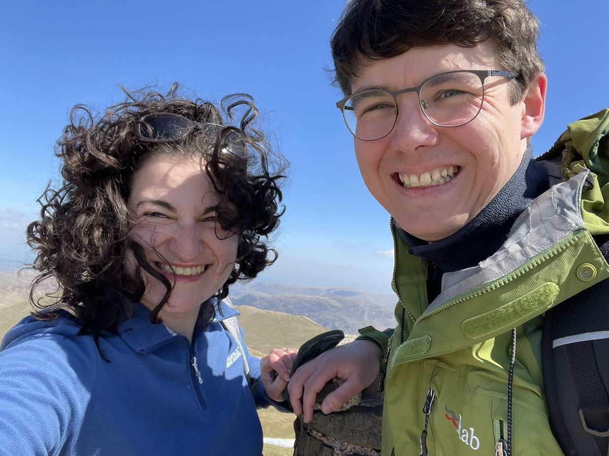 Climbed a mountain today lads (it was a bit breezy at the top)