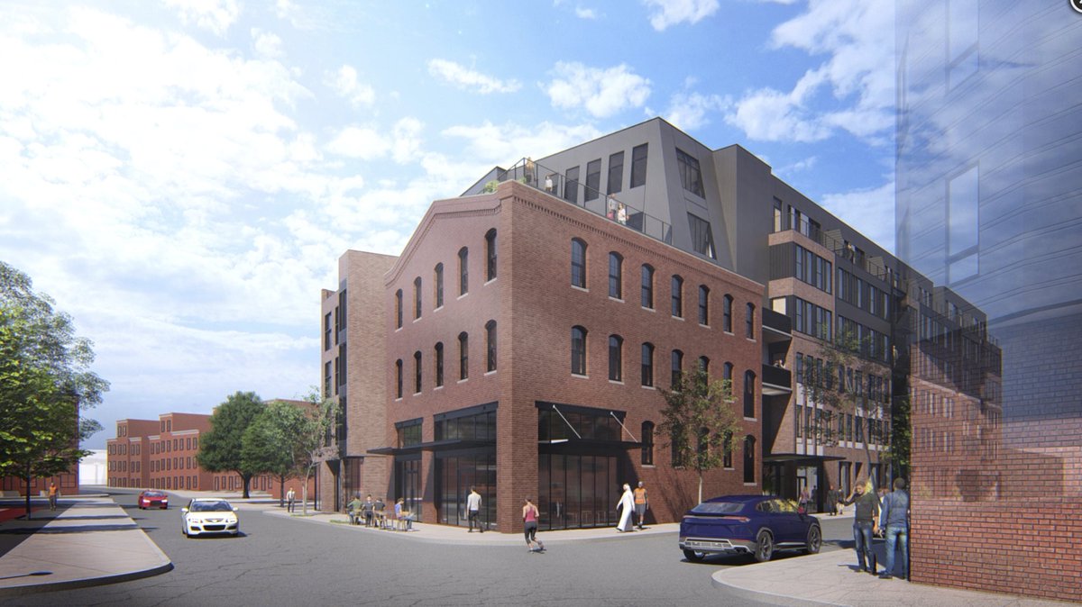 RisingRealEst's tweet photo. Construction Update: The 103-unit new construction + adaptive reuse project at 1700 North Howard Street in South Kensington is progressing quickly. When complete, the project will include multiple retail spaces #philadelphia #realestate https://t.co/njFqHCvsfS