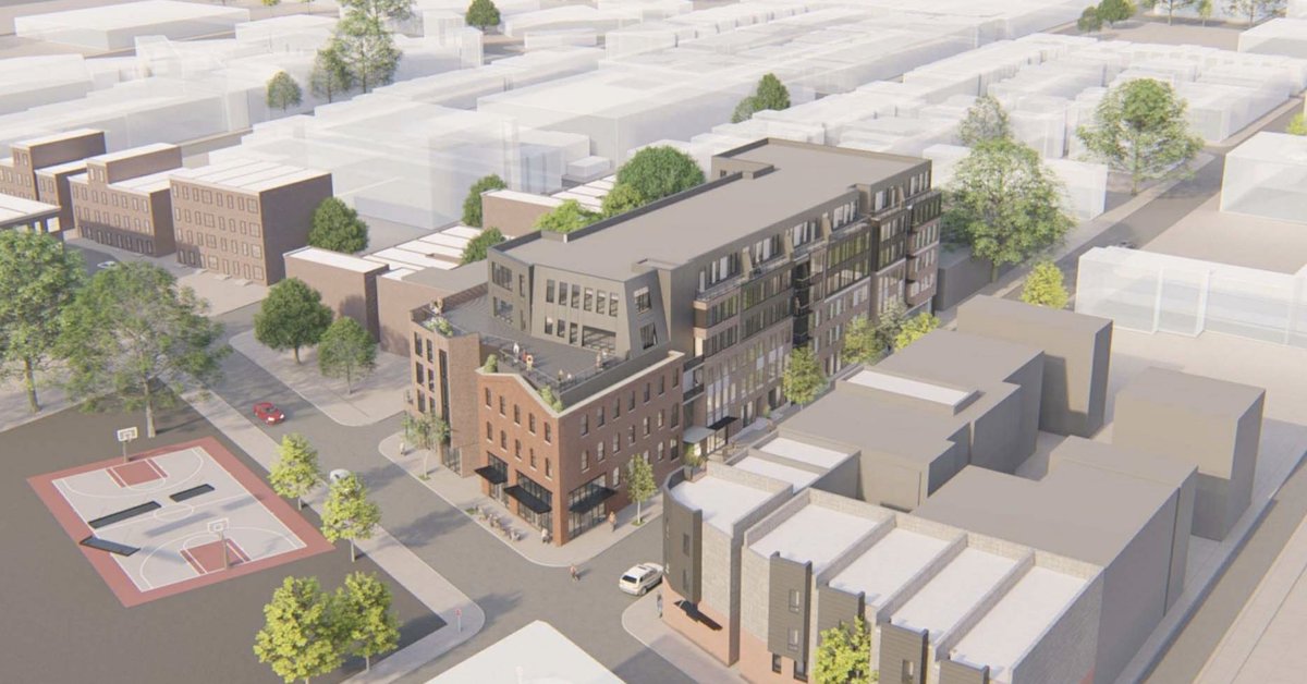 RisingRealEst's tweet photo. Construction Update: The 103-unit new construction + adaptive reuse project at 1700 North Howard Street in South Kensington is progressing quickly. When complete, the project will include multiple retail spaces #philadelphia #realestate https://t.co/njFqHCvsfS