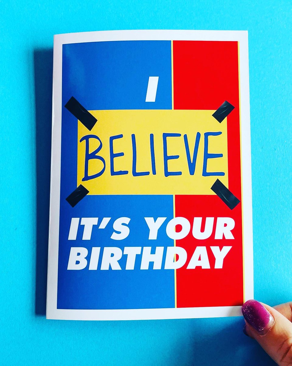 New birthday cards have been added to our website barelytolerated.com/products/belie…

#believe #tedlasso