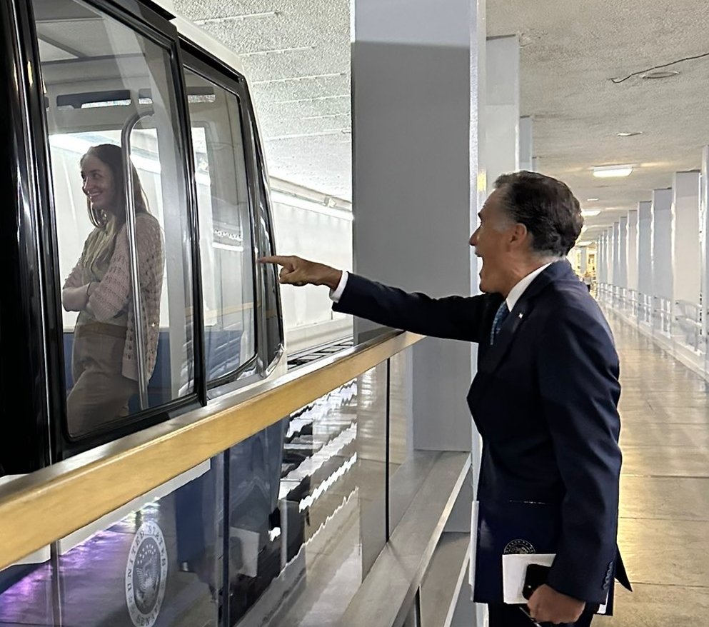 Not every day one gets pointed and laughed at by a U.S. senator, but to be fair, it was pretty funny to have two senators trapped in a subway car with two reporters