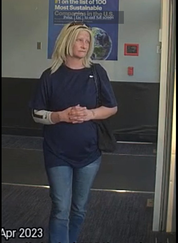 OKCPD's tweet photo. These two shoplifted from the Best Buy near SW 3rd and Rockwell. If you recognize them or their car, call Crime Stoppers at 405.235.7300 or https://t.co/YVxGWebkLk. You can remain anonymous and may earn a cash reward. 23-24287 https://t.co/4IanIlCqmK