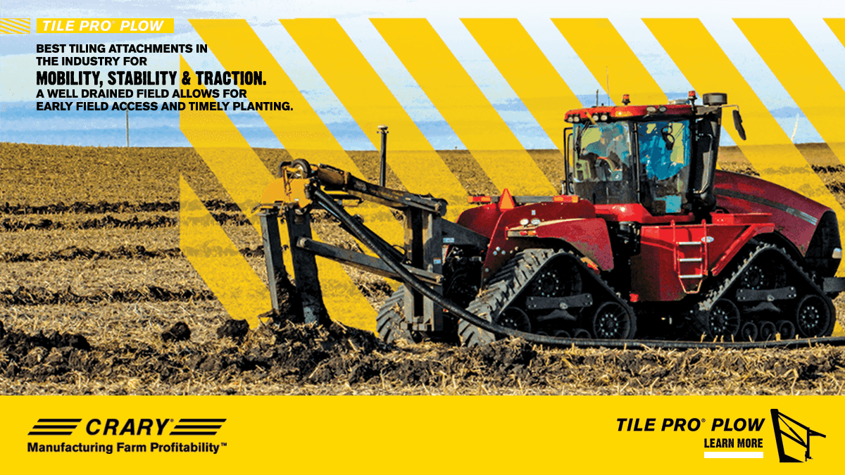 FarmsPrairies's tweet photo. Stability. Traction. Mobility.
Increase your yields with @CraryAg's Tile PRO Plow.
Learn more online at: https://t.co/LiKiD7VJlC.
#WestCdnAg #CraryAg #TilePRO #Farm365 #AgTwitter https://t.co/XWQWwsX77J