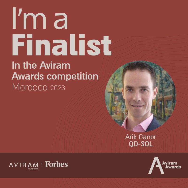 qdsol_ltd's tweet photo. We are happy to announce we have made further progress in the 2023 Aviram Awards, and we have now advanced to the final stage of the competition!

#GreenHydrogen #innovation https://t.co/7CvmNUkmrd