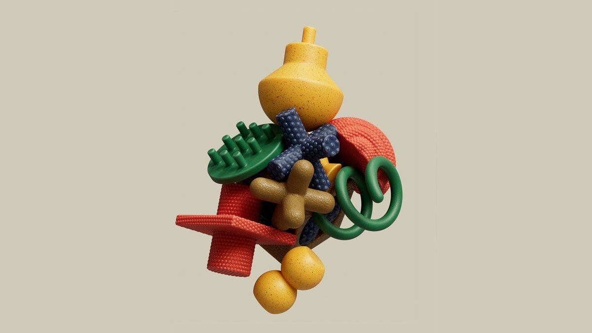 GSG3D's tweet photo. You’ve seen this render, now learn how to make it!

In this FREE tutorial, @nickvegas will show you how to create this pile-of-objects look in Cinema 4D. #doodadpile

Follow along for free - https://t.co/HjD5Bh3aFw https://t.co/XHAZjeI5KQ
